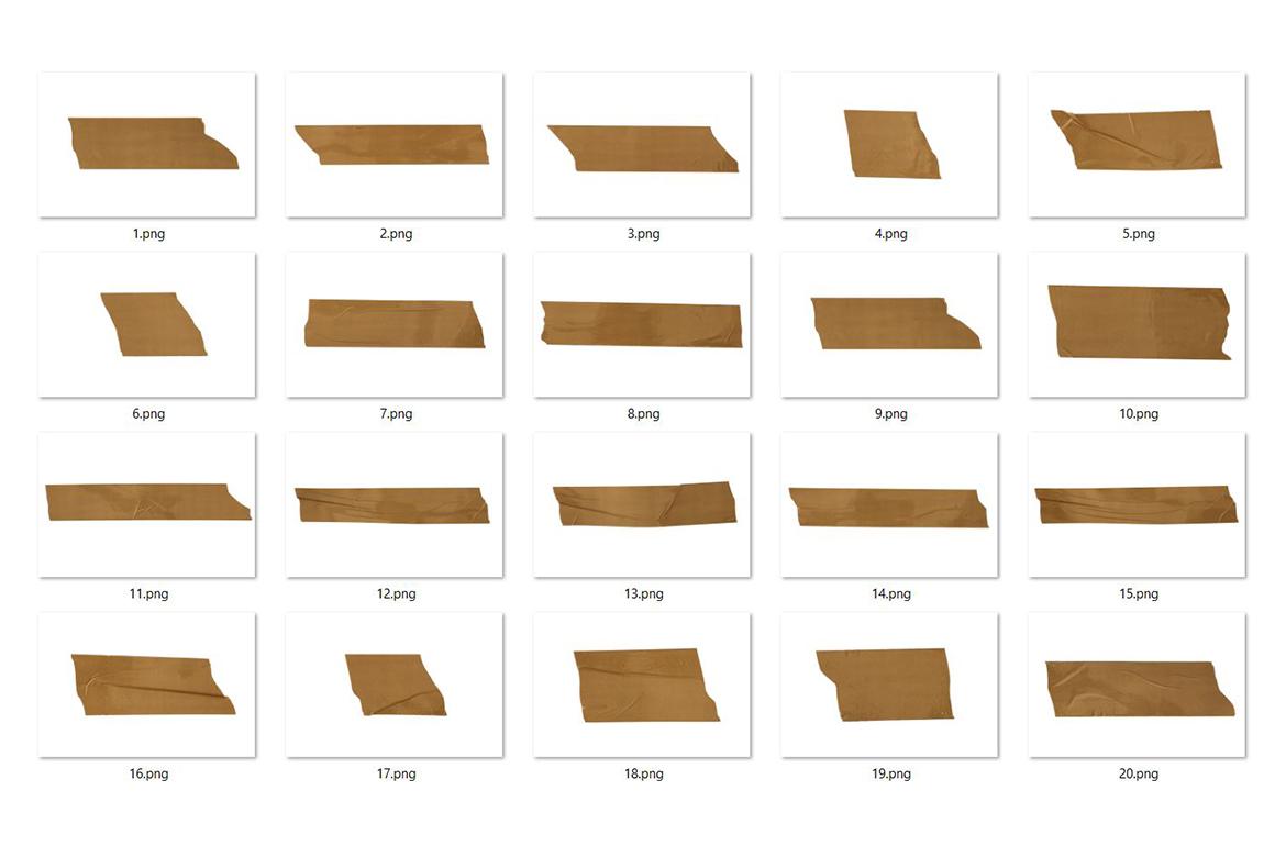 20 Packing Tape Texture