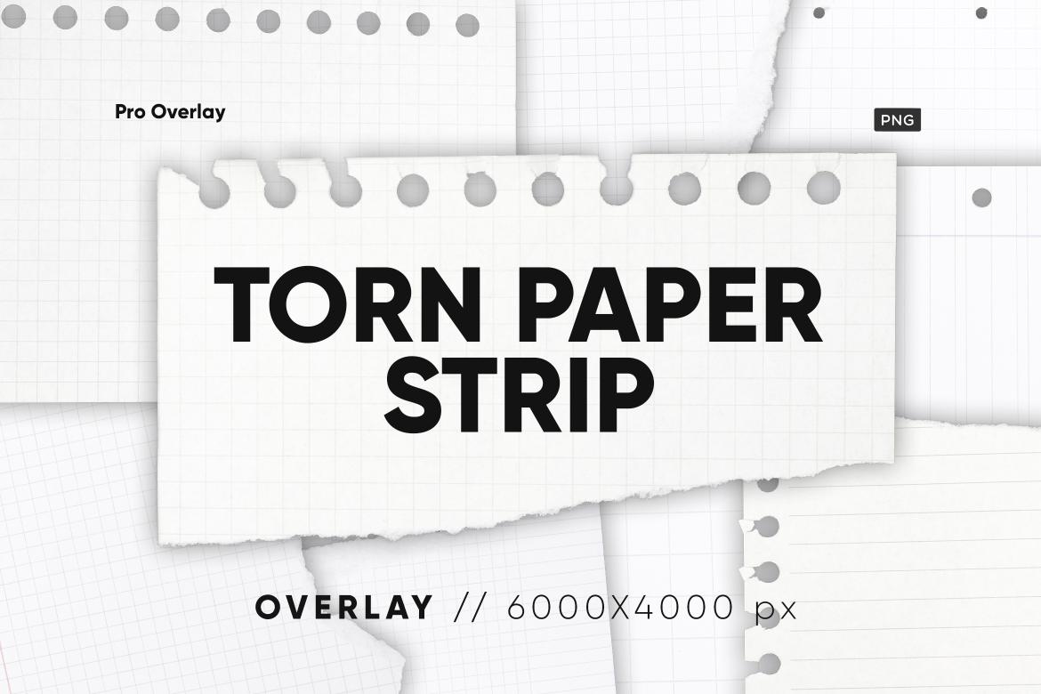 20 Torn Paper Strip Textures
