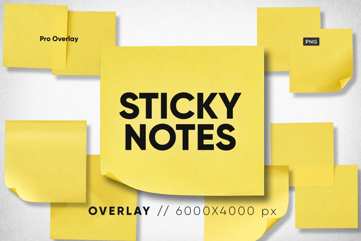 25 Sticky Notes Texture