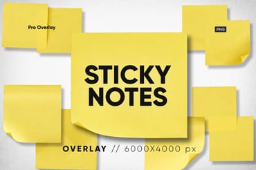 25 Sticky Notes Texture