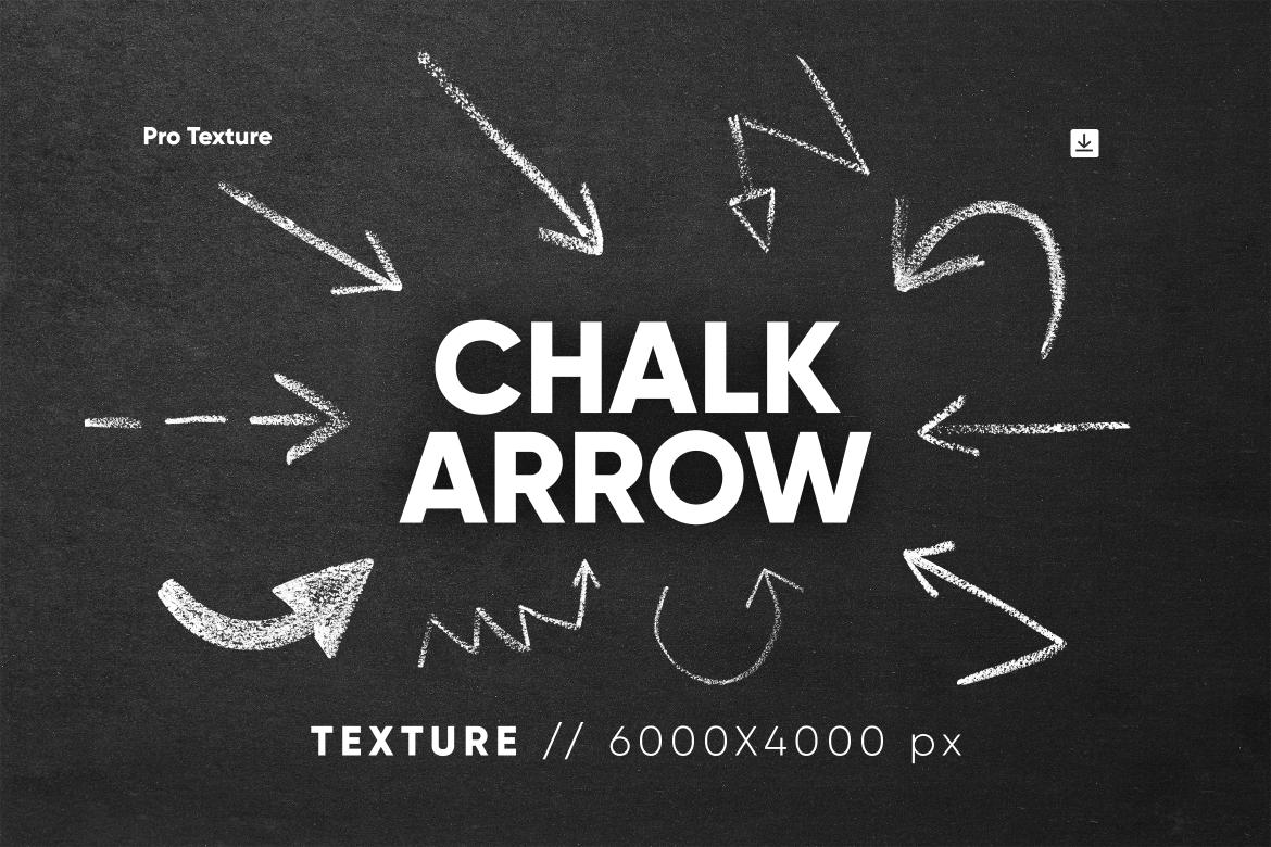 25 Chalk Arrow Overlay