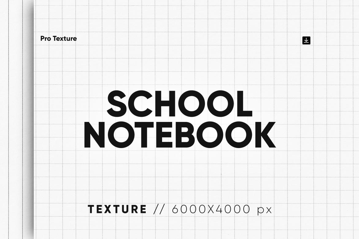 20 School Notebook Texture