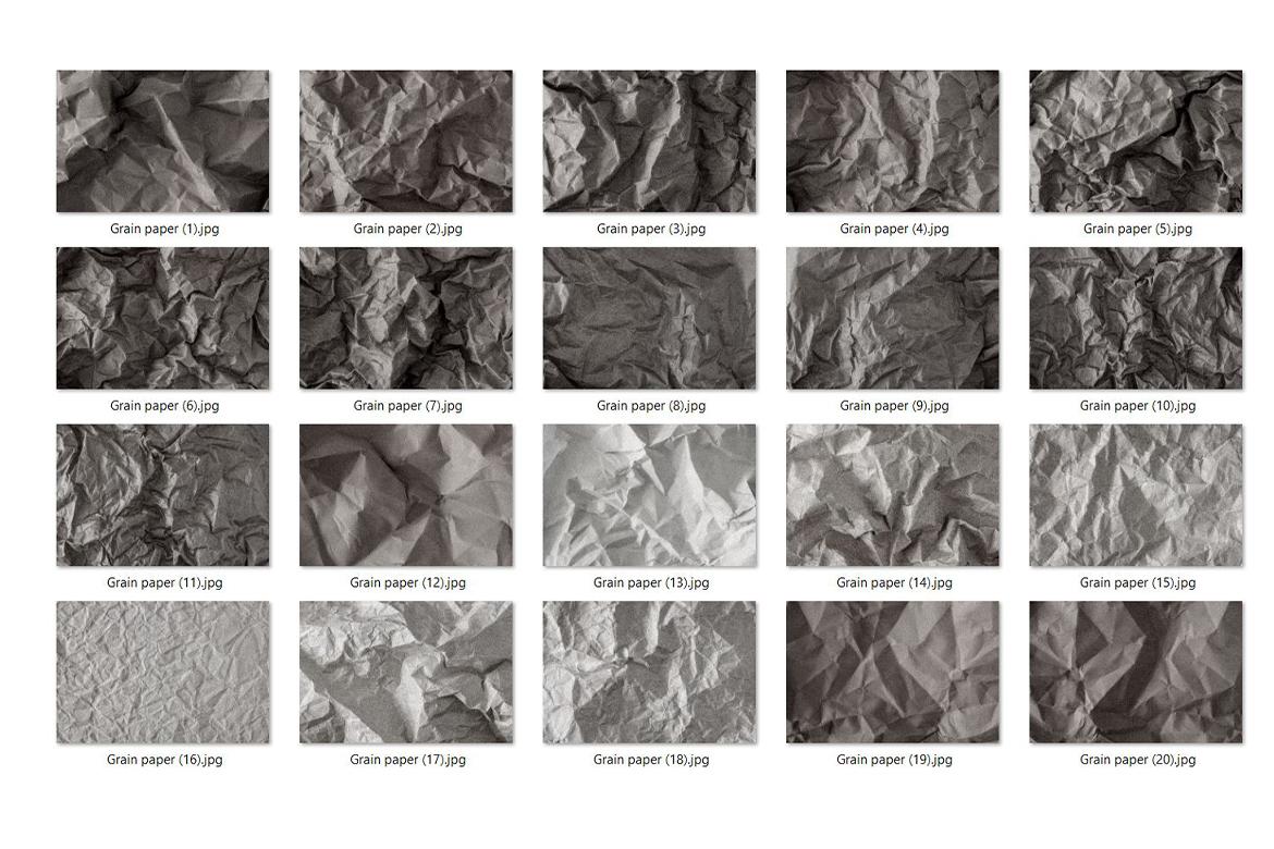 20 Paper Grain Texture