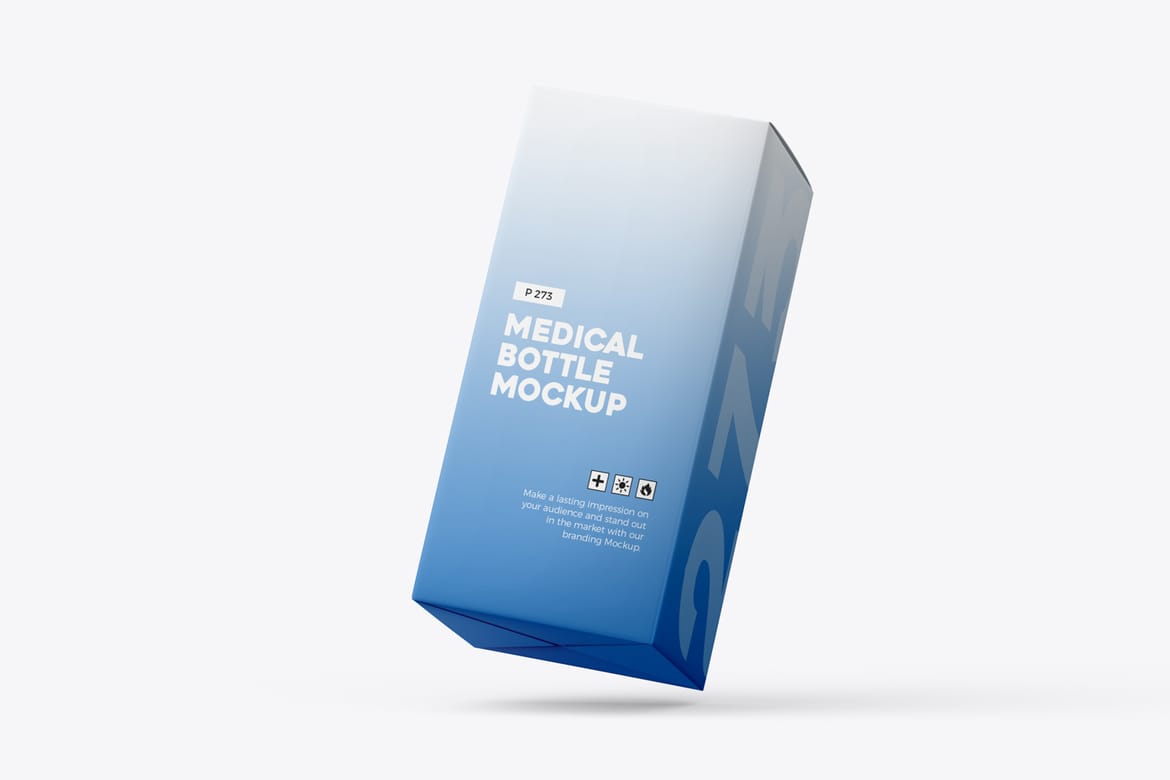 Plastic Medicine Bottle Mockup
