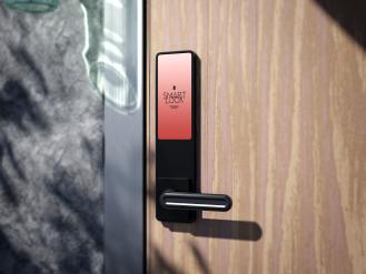 Smart Lock Door Mockup