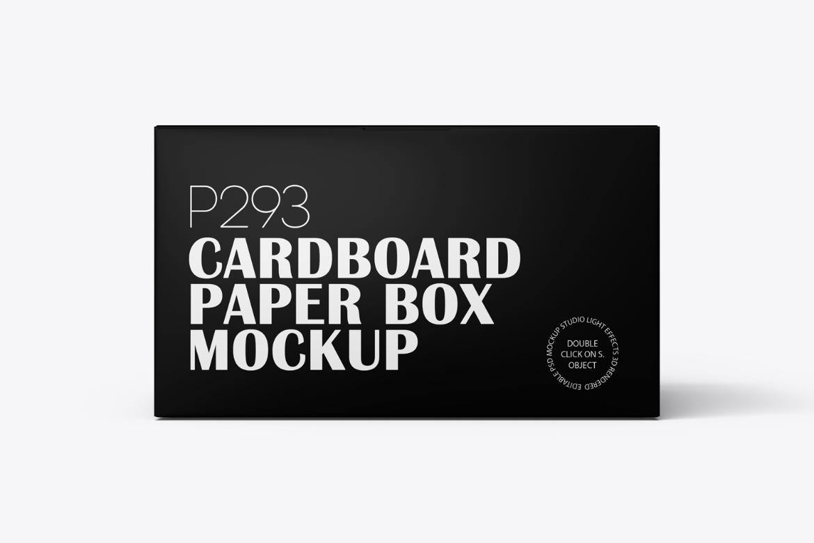 Rectangle Paper Gadget Box Mockup
