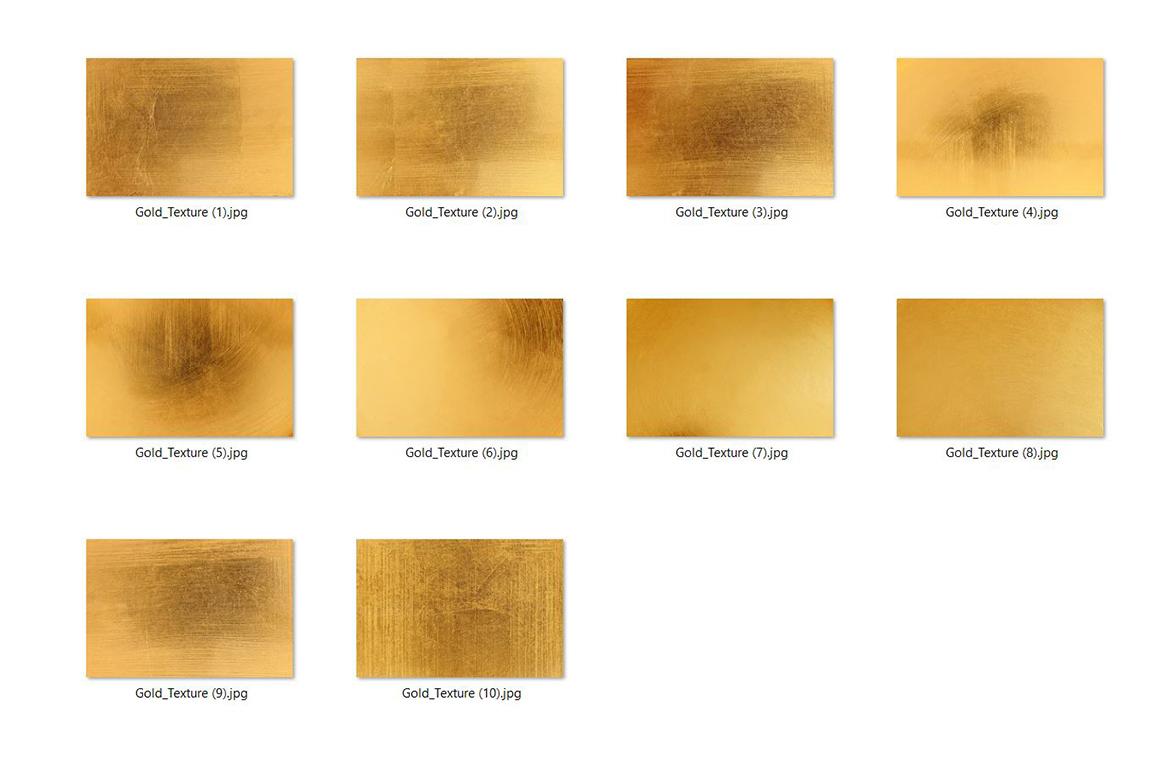 10 Gold Texture