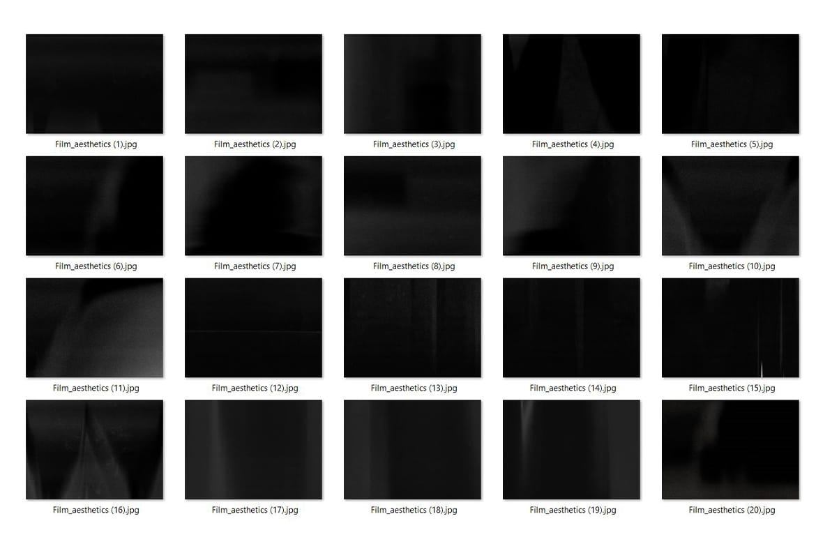 20 Film Aesthetic Textures