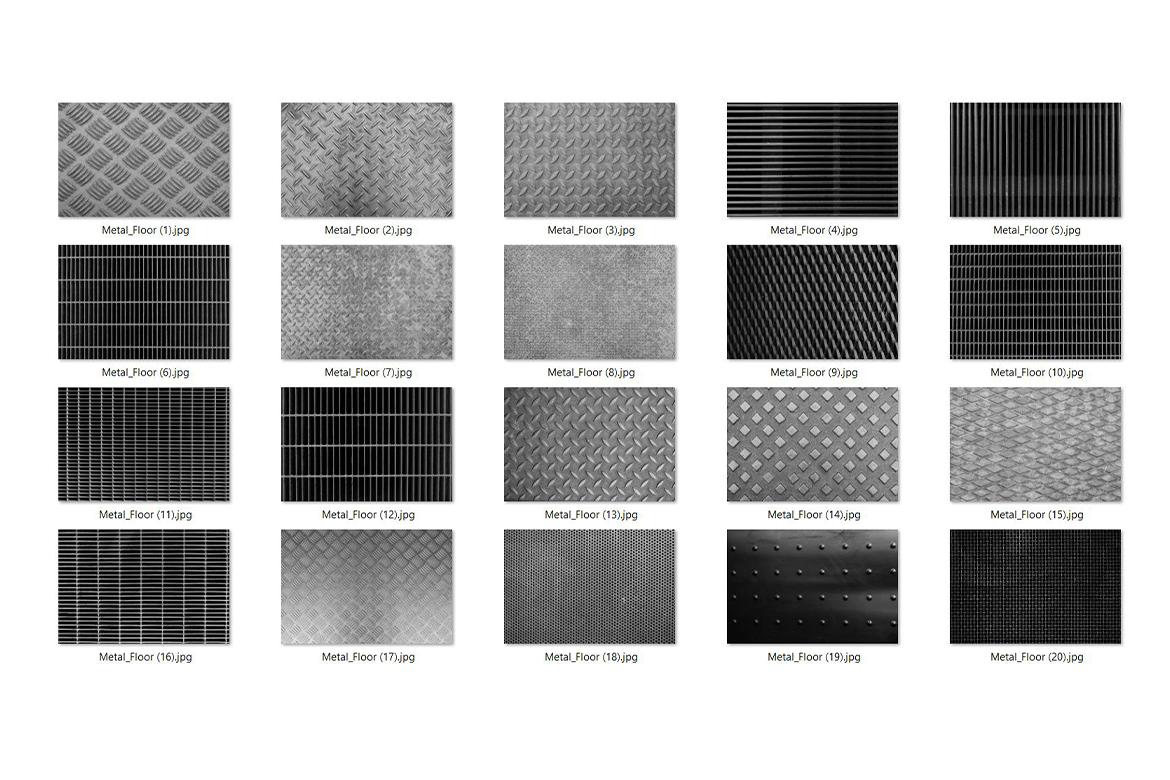 20 Metal Floor Texture
