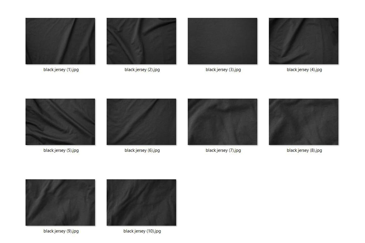 20 Black Jersey Textures