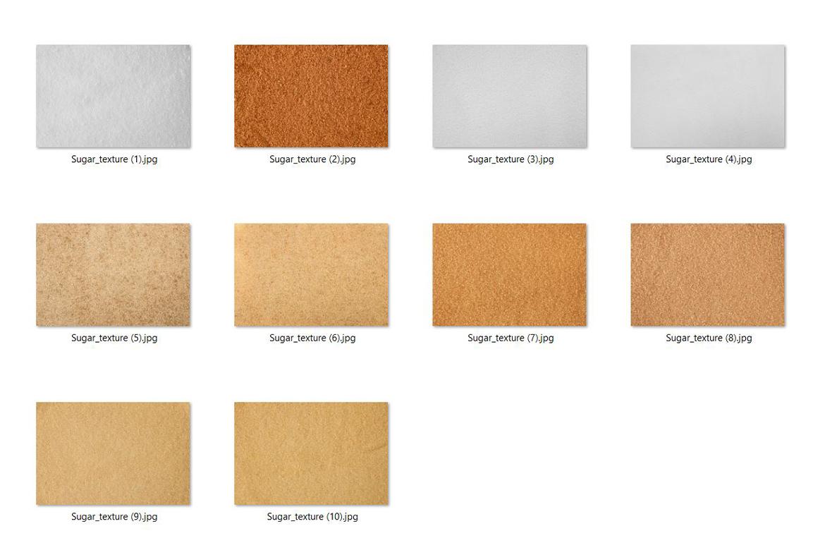 10 Sugar Texture
