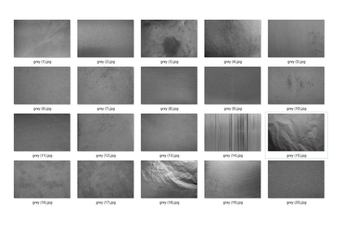 20 Gray Textures