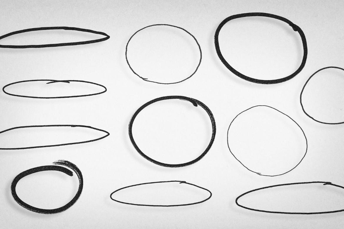 20 Circle Scribble Overlay
