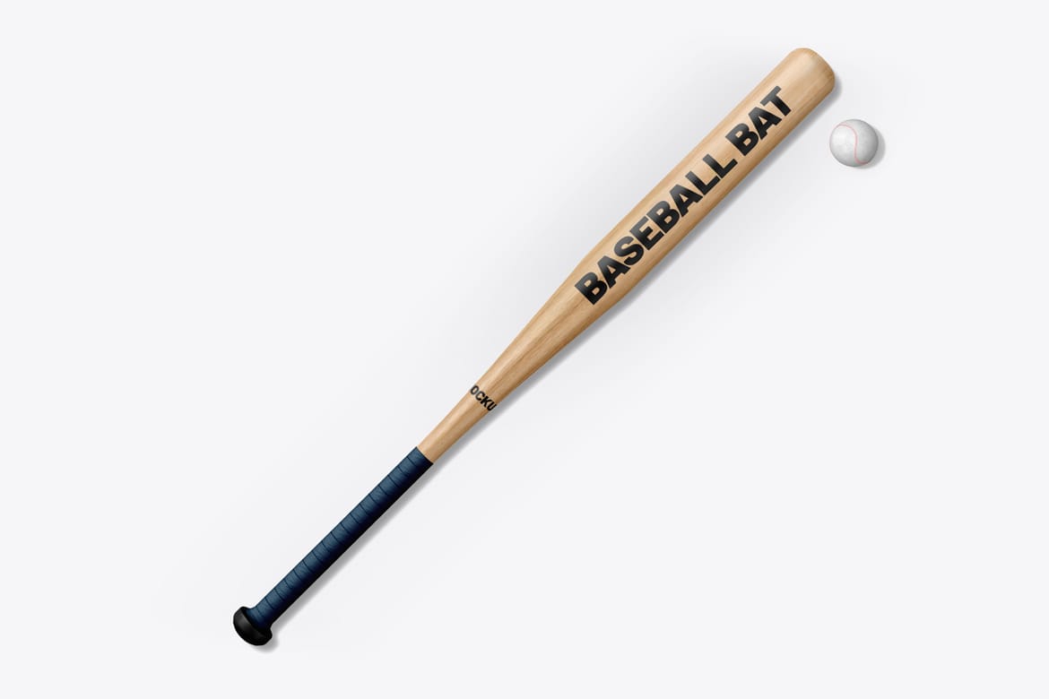 Baseball Bat Mockup