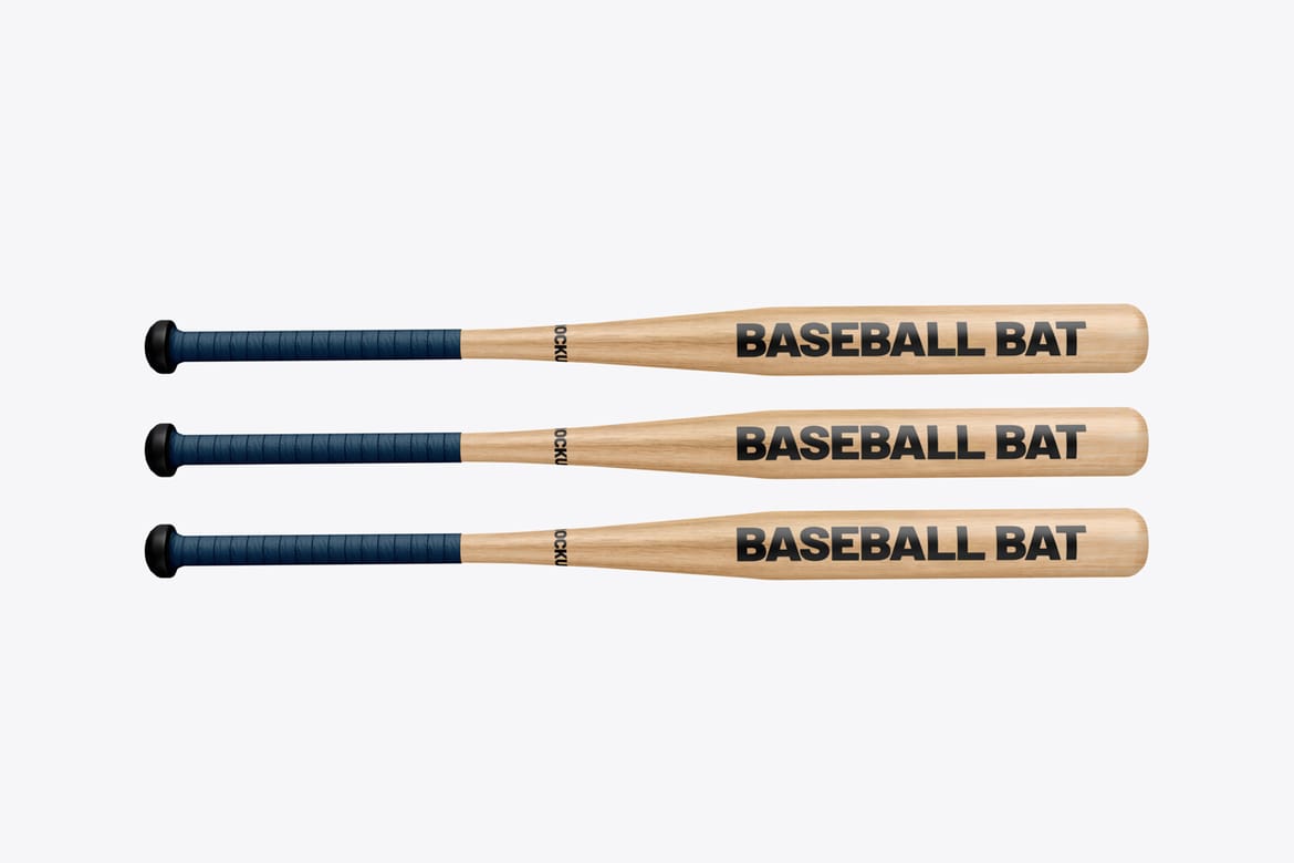 Baseball Bat Mockup