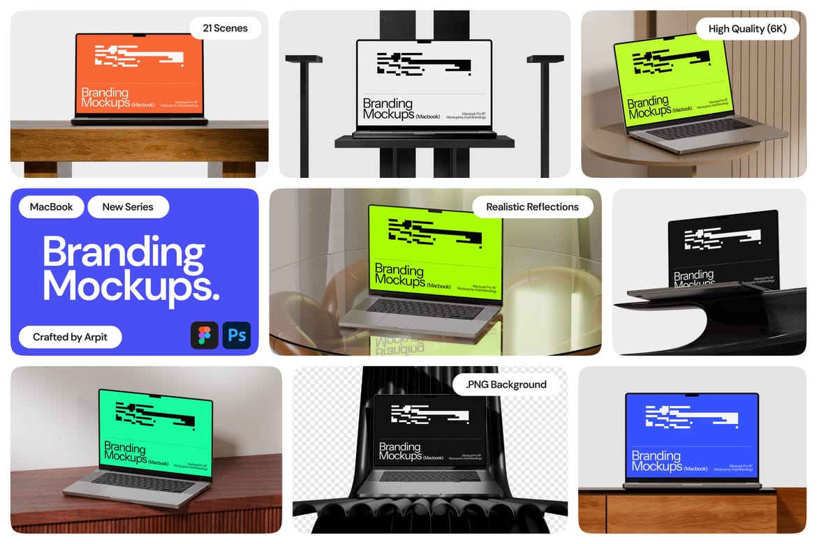 Branding Mockups - Macbook Pro