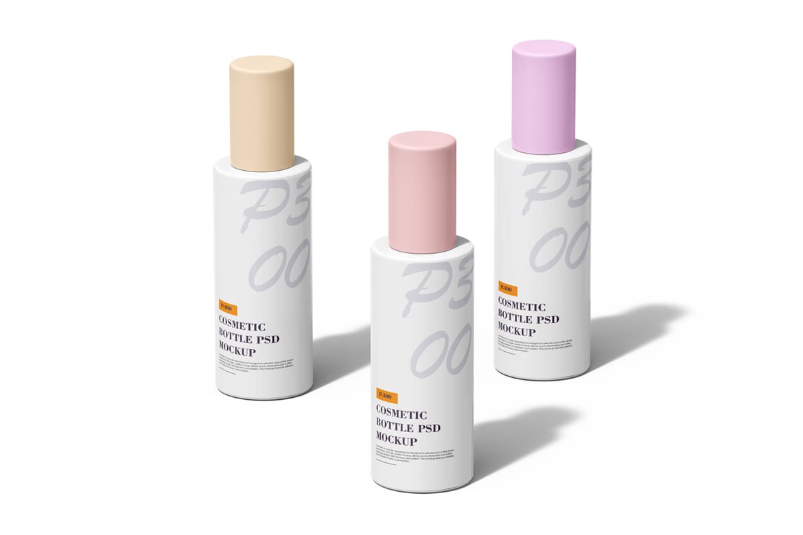 Cosmetic Bottle PSD Mockup