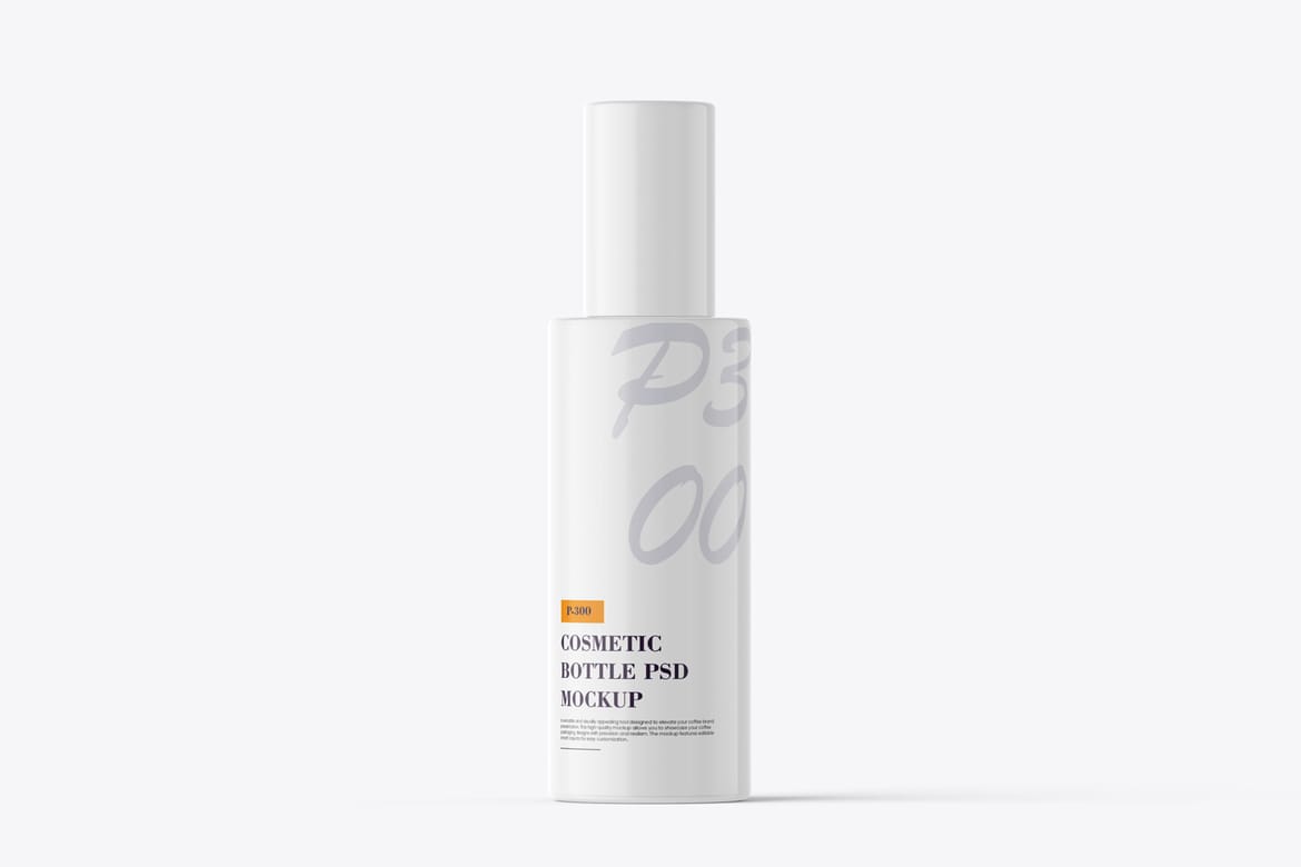 Cosmetic Bottle PSD Mockup
