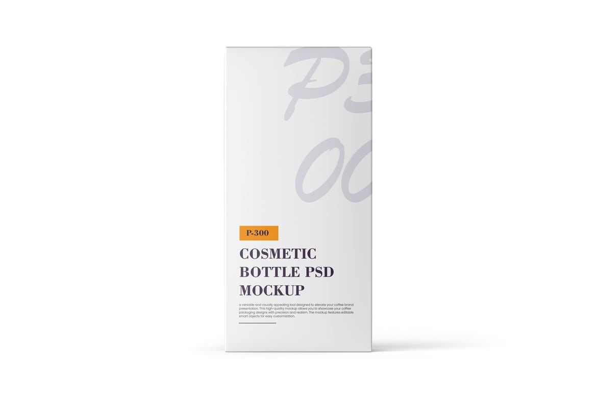 Cosmetic Bottle PSD Mockup