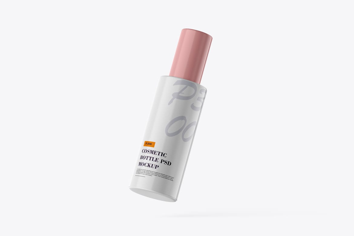 Cosmetic Bottle PSD Mockup
