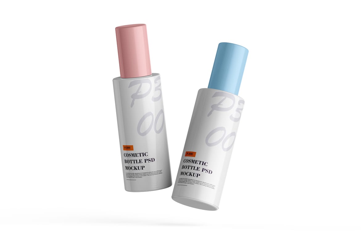Cosmetic Bottle PSD Mockup