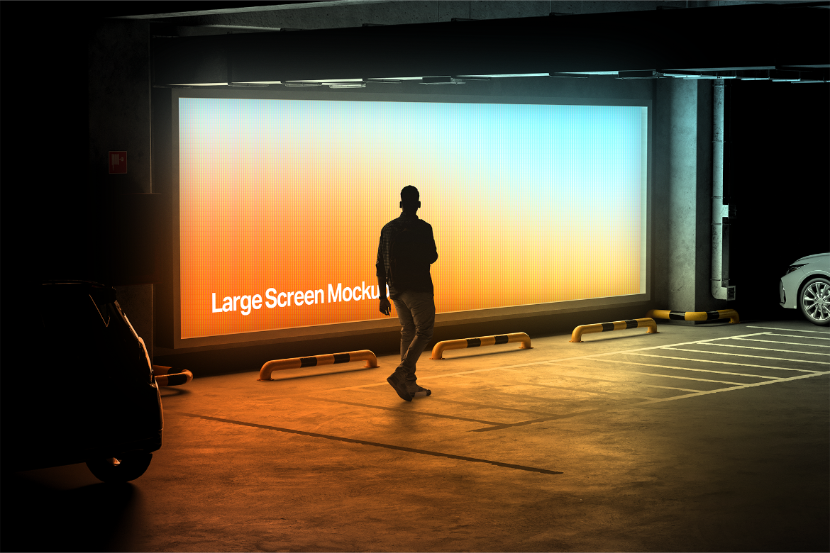 Large Screen Mockup