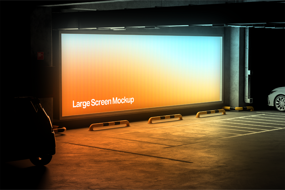 Large Screen Mockup