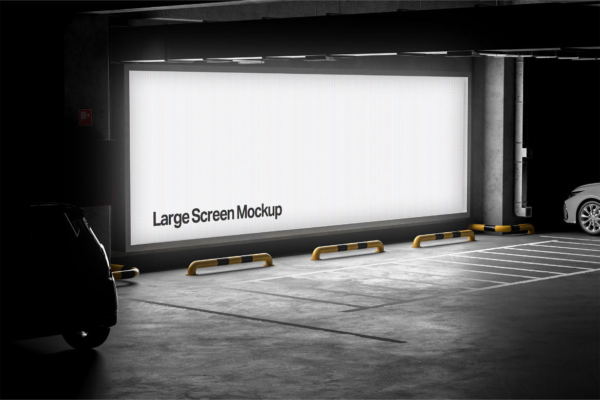 Large Screen Mockup