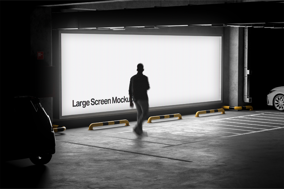 Large Screen Mockup