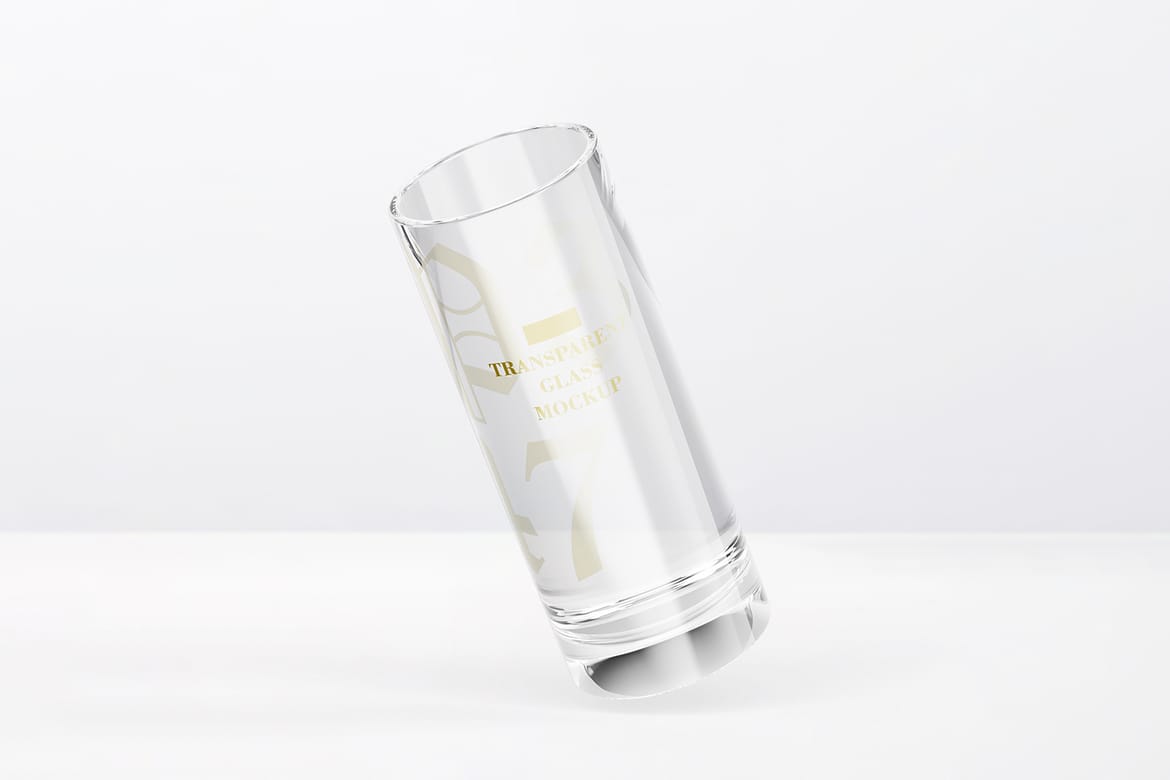 Transparent Glass Mockup