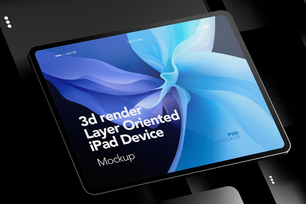 iPad Device PSD Mockup