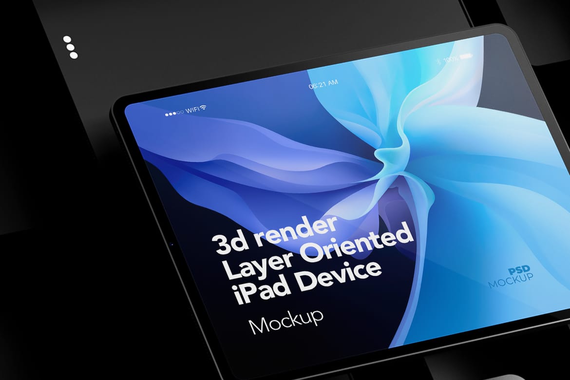 iPad Device PSD Mockup