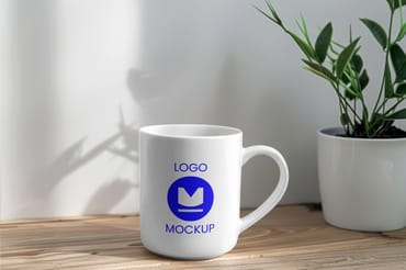 Custom Logo Mug Mockup