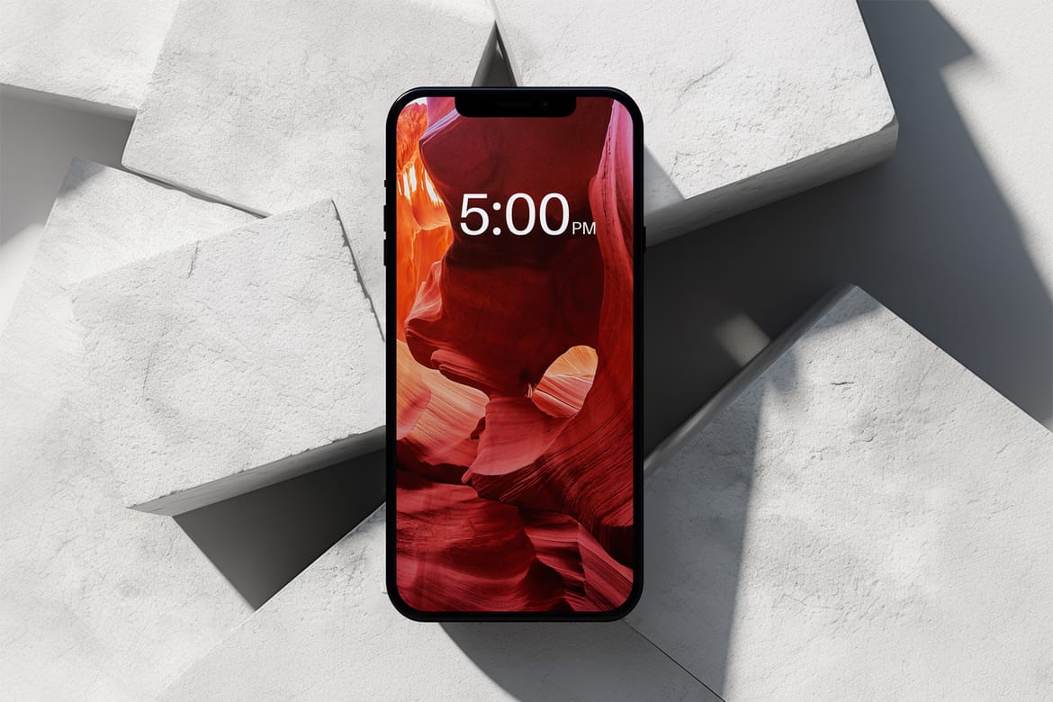 iPhone PSD Mockup