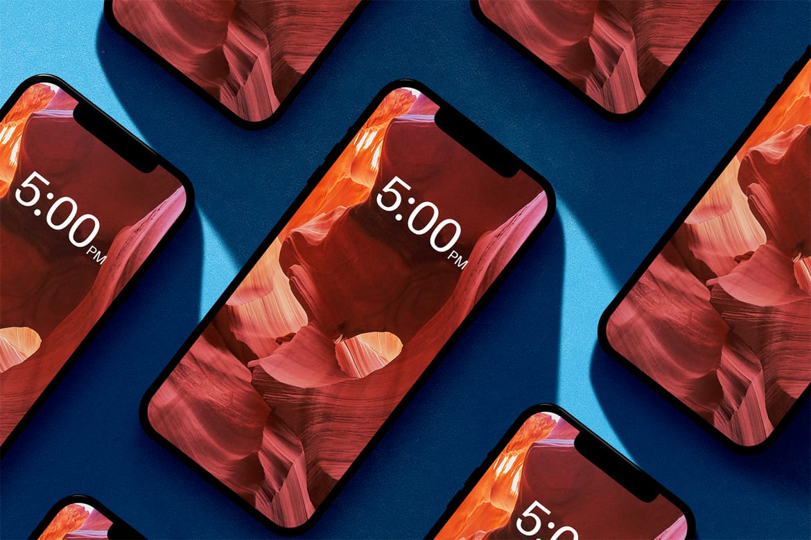 iPhone PSD Mockup