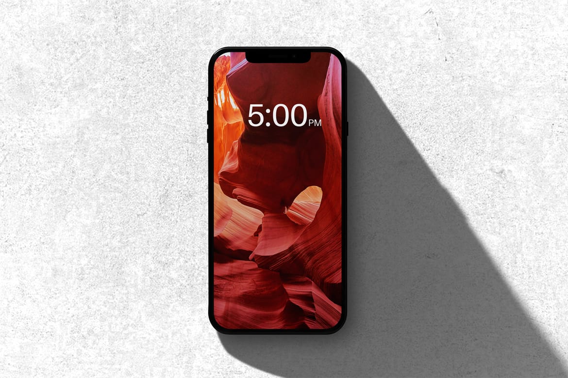 iPhone PSD Mockup