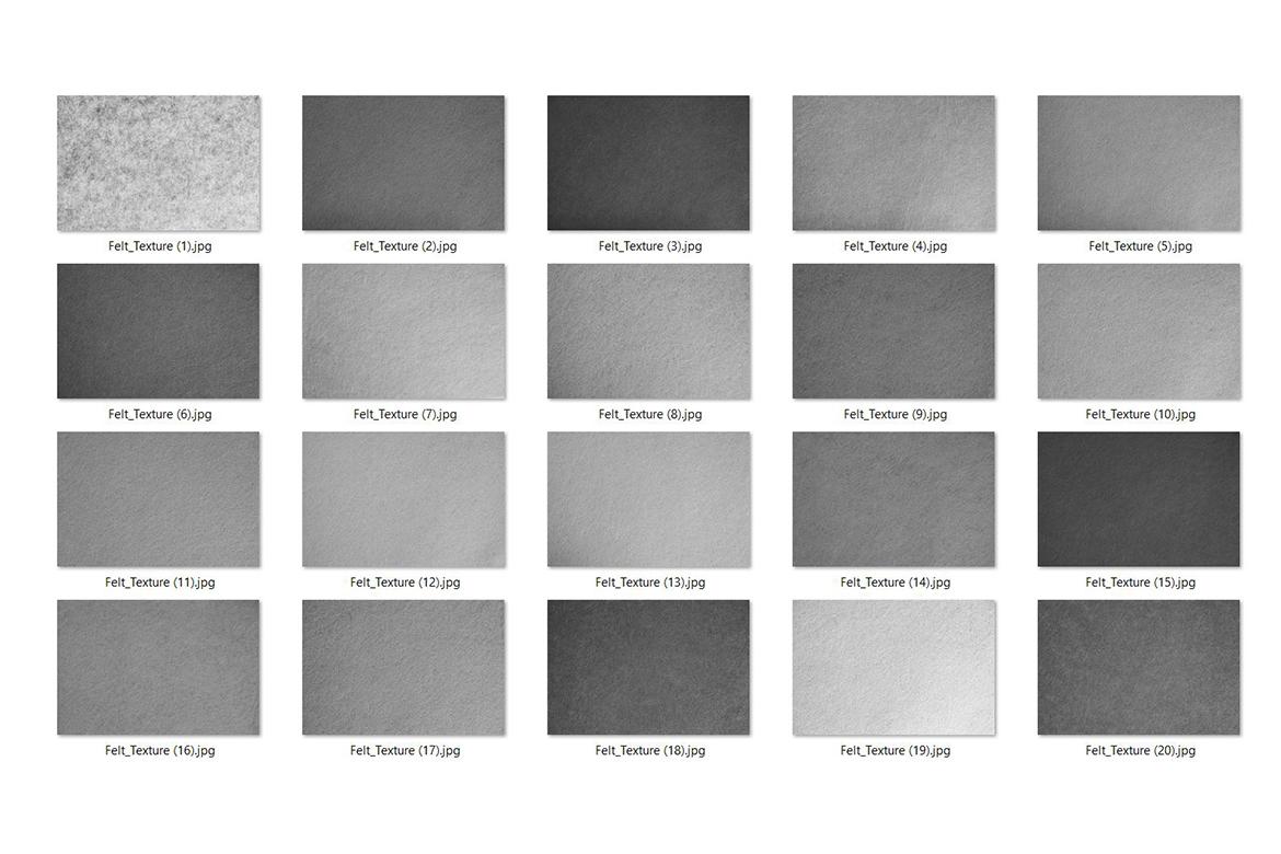 20 Felt Texture