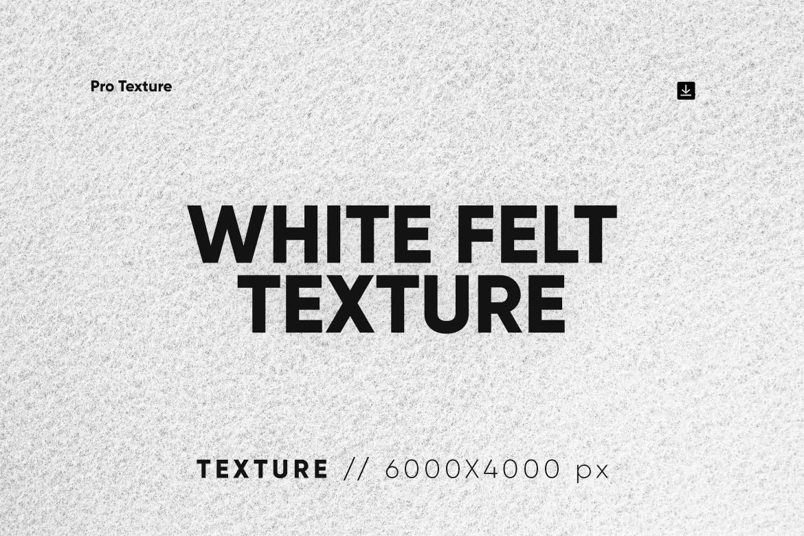 10 White Felt Texture