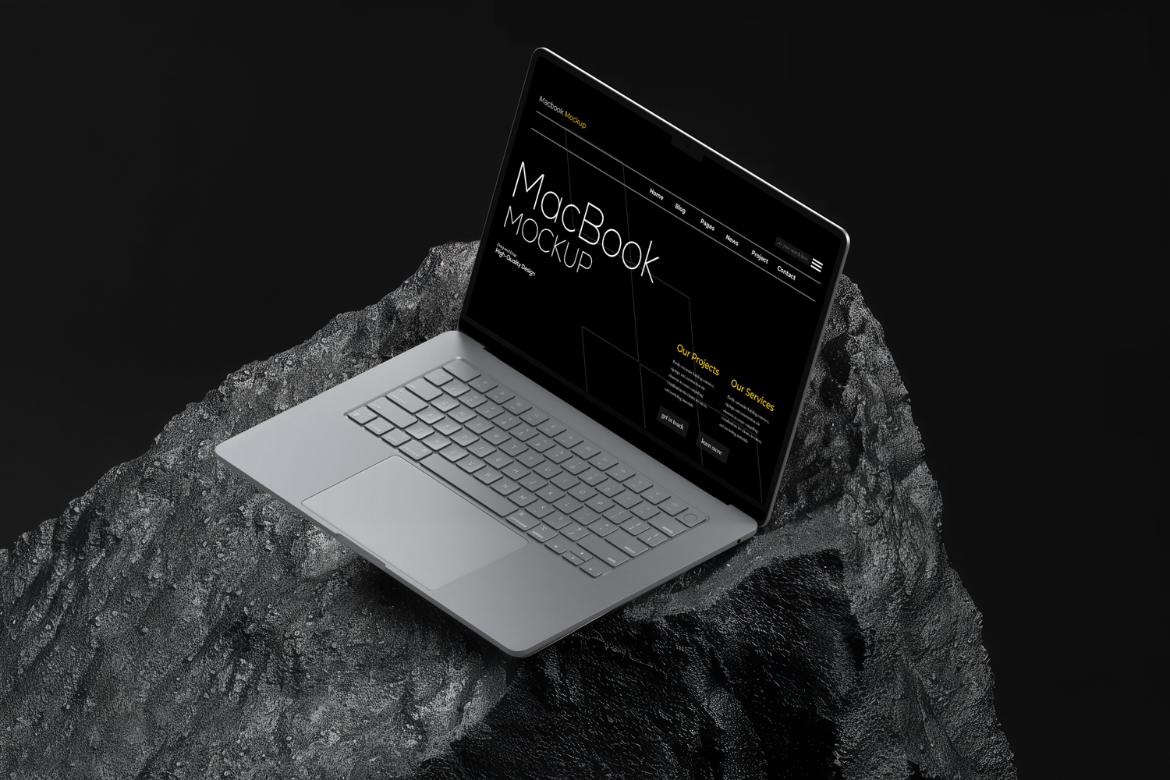 Mac Book Laptop Mock-Up