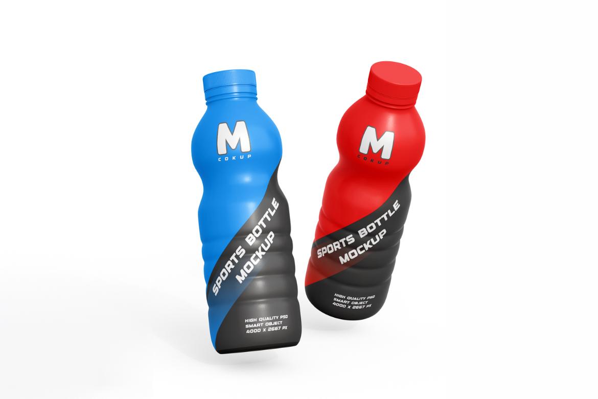 Energy Drink Bottle PSD Mockup for Branding