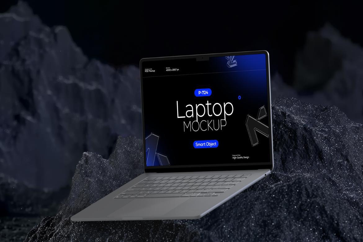 Mac Book Laptop Mock-Up