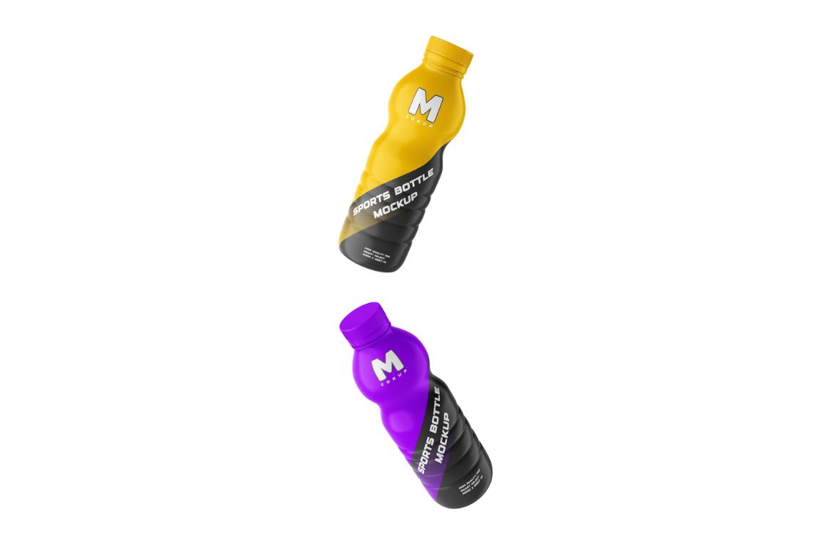 Energy Drink Bottle PSD Mockup for Branding