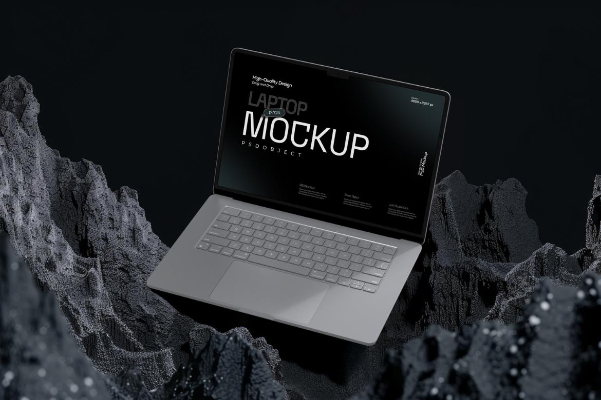 Mac Book Laptop Mock-Up