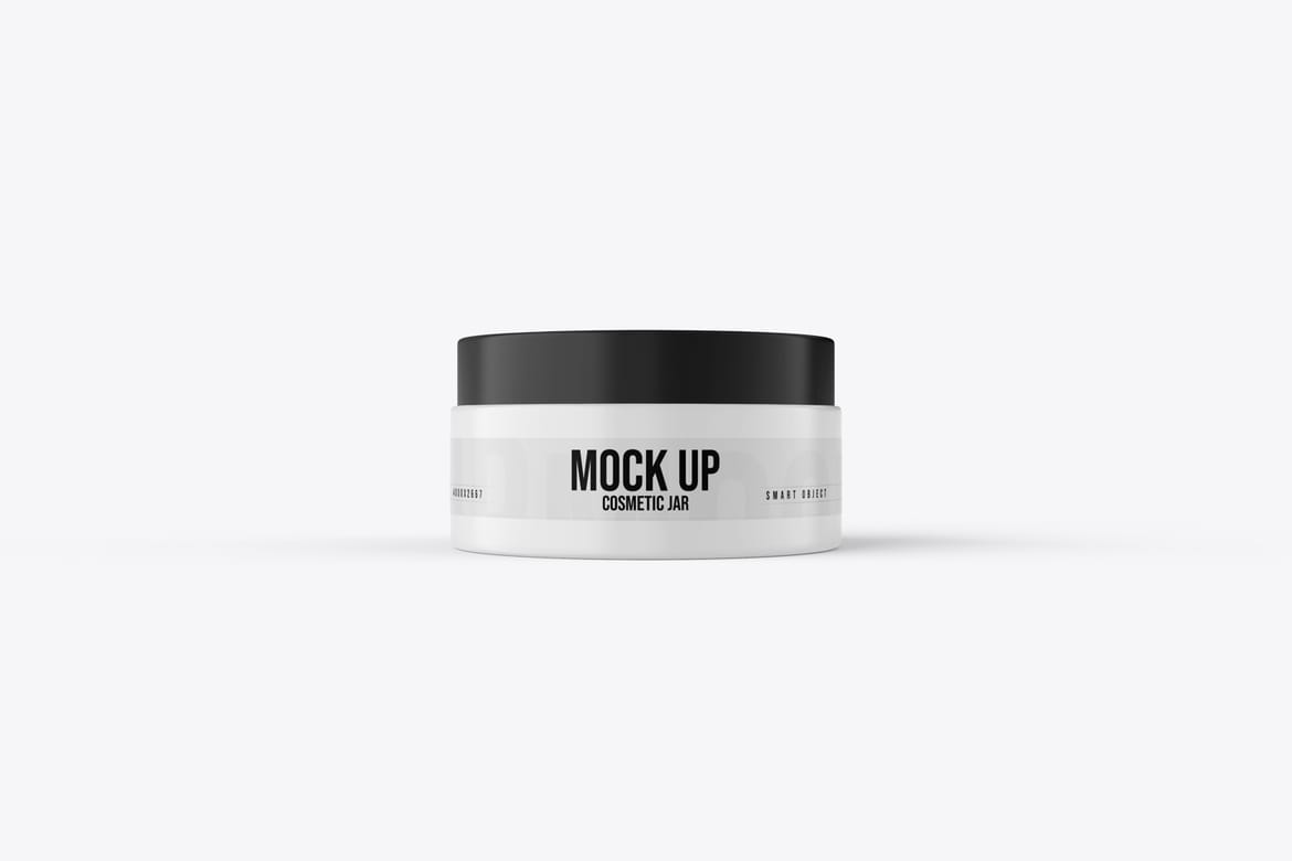 Cosmetic Cream Jar Mockup