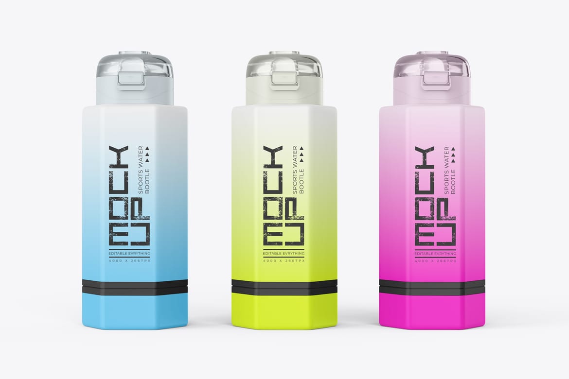 Sports Bottle Mockup