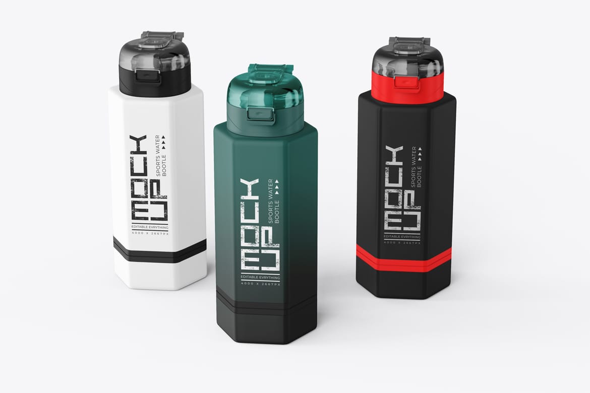 Sports Bottle Mockup