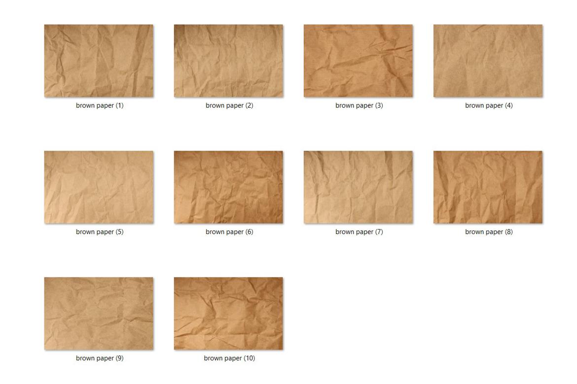 10 Brown Paper Textures