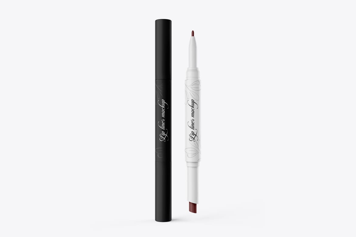 Lip Liner PSD Mockup