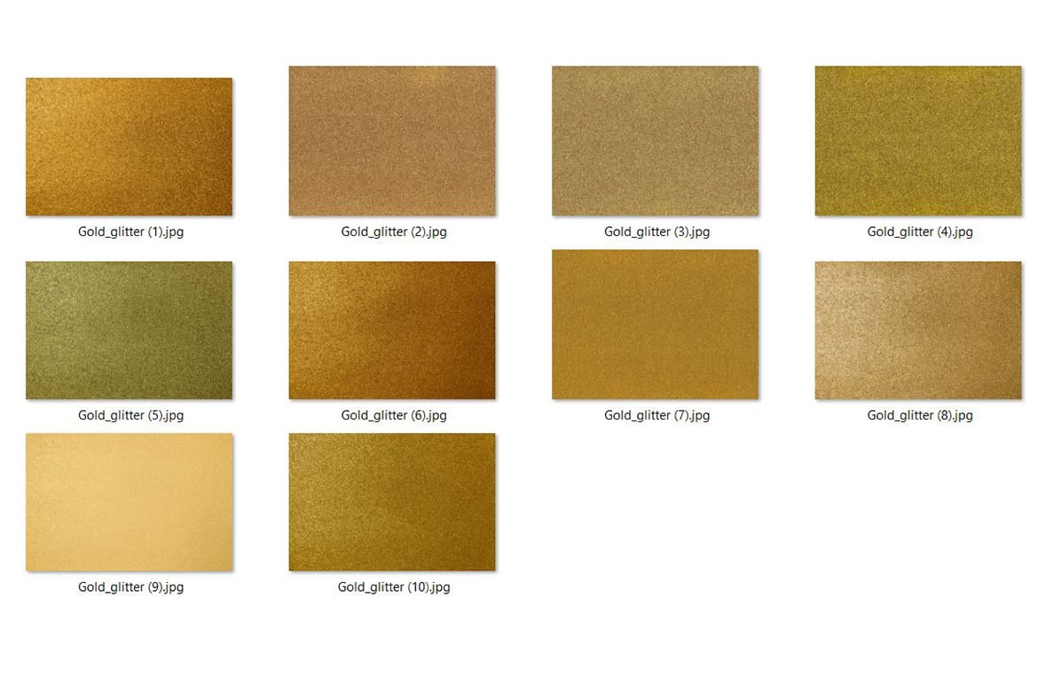 10 Glitter Gold Texture