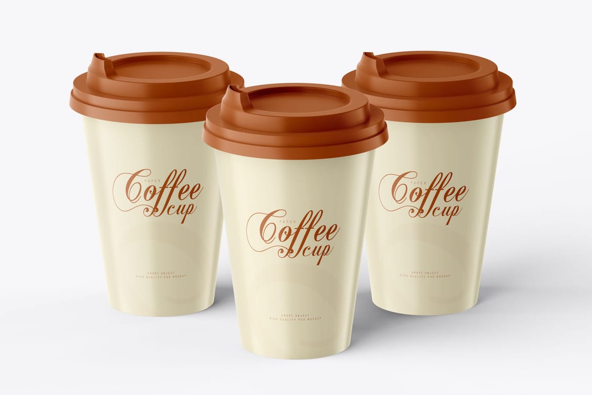 Coffee Cup PSD Mockup 